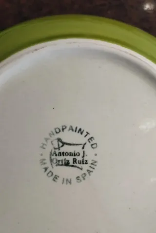 Aceitunero Cerámica Nuevo 18cm. de diámetro