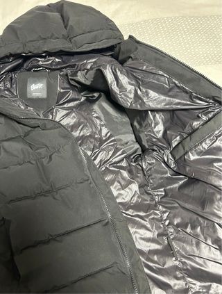 Abrigo acolchado Pull&Bear negro hombre