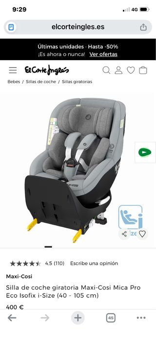 Silla coche Maxi-Cosi + base 360