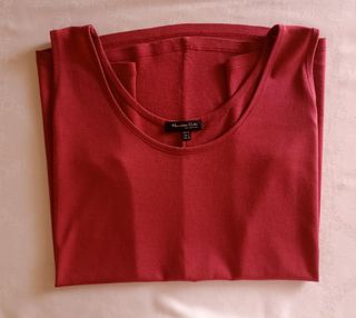 Top Massimo Dutti Rojo