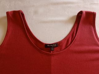Top Massimo Dutti Rojo