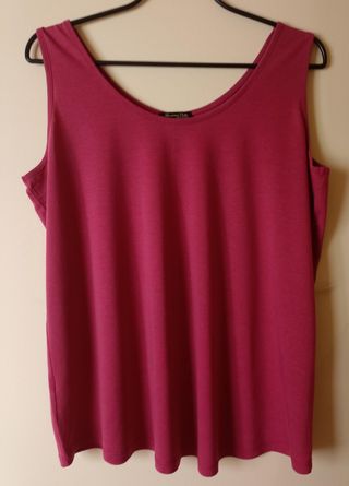 Top Massimo Dutti Rojo