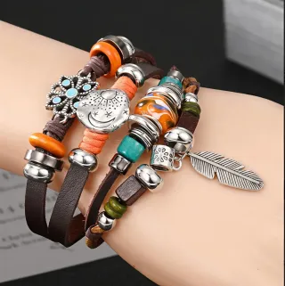 Set bracciali boho chic