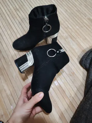 Botines Bershka Negros Talla 35