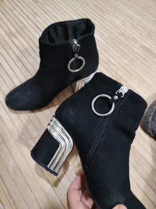 Botines Bershka Negros Talla 35