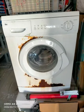 Lavadora blanca de 6 k funciona muy bien 660552139