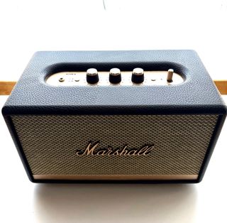 ALTAVOZ**MARSHALL**NEGRO**DORADO**COMO**NUEVO**