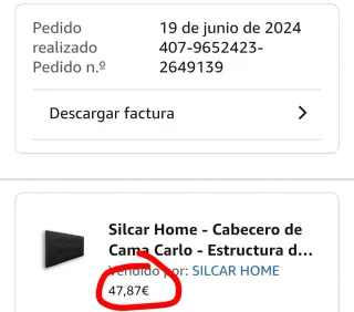 Cabecero de cama 135cm - Polipiel Negro Impecable