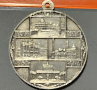 Medalla Plata Año Santo 1950 Papa Pío XII