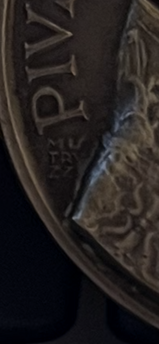 Medalla Plata Año Santo 1950 Papa Pío XII