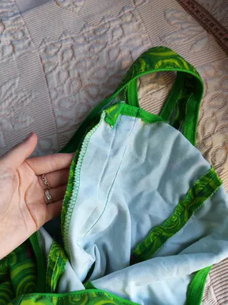 Traje Flamenca Verde con Volantes