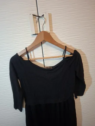 Vestido Sfera Negro Talla M Manga Larga