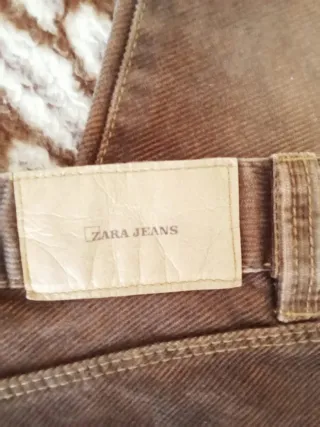 Pantalón Zara Marrón Talla 42