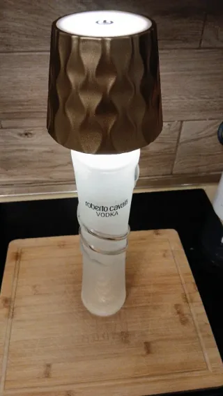 Lampada LED Roberto Cavalli Vetro Oro