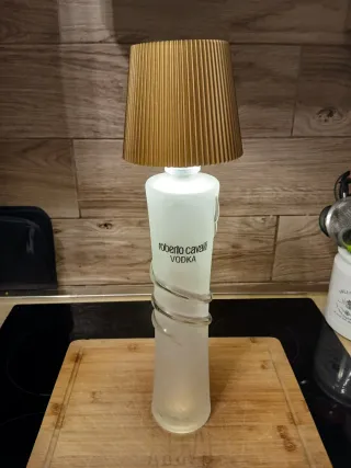 Lampada LED Roberto Cavalli Vetro Oro