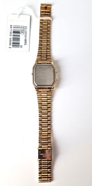 Reloj Casio AQ230GA-9B DORADO ORIGINAL NUEVO