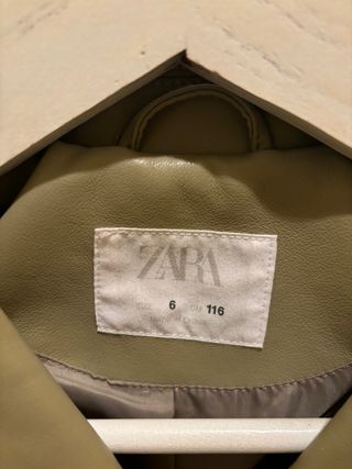 Chaqueta tipo Biker verde