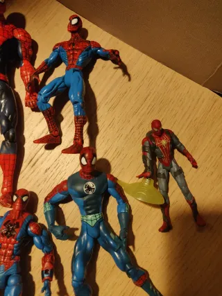 Lotto 6 Action Figure Spiderman Toy Biz 2000s
