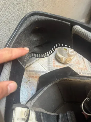 Casco Motocross Shark Rojo/Negro