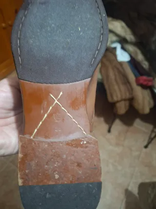 Zapatos Massimo Dutti Piel Marrón