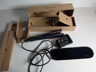 Asciugatrice Dyson Airstrait Blu/Rame in Garanzia