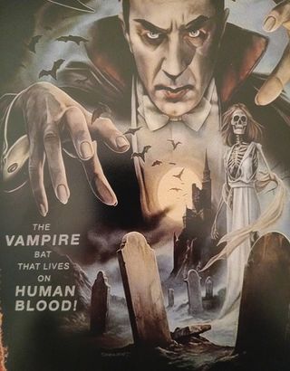 Poster Metal - "Dracula" con Bela Lugosi.