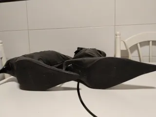 Botas mosqueteras de piel negras