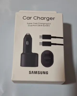 Cargador Coche Samsung Dual Port 45W+15W