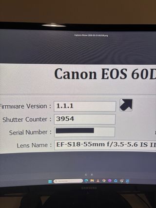 Canon EOS 60D con objetivo 18-55mm