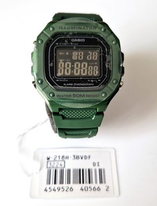 Reloj Casio W218H-3BV ORIGINAL NUEVO