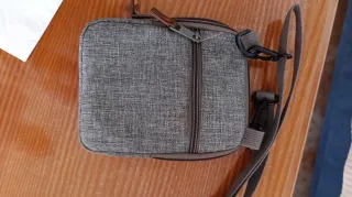 Bolso bandolera Springfield gris y marrón