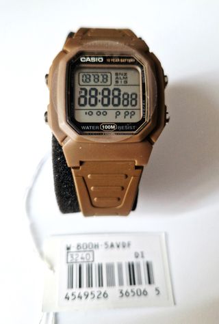 Reloj Casio W800H-5AV MARRON ORIGINAL NUEVO