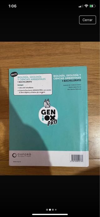 Biología, Geología y CC. Ambientales 1º Bachill...