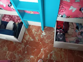 Cama tren infantil sin uso.En perfecto estado