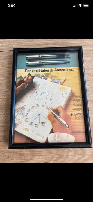 Parker Publicidad Antigua Original