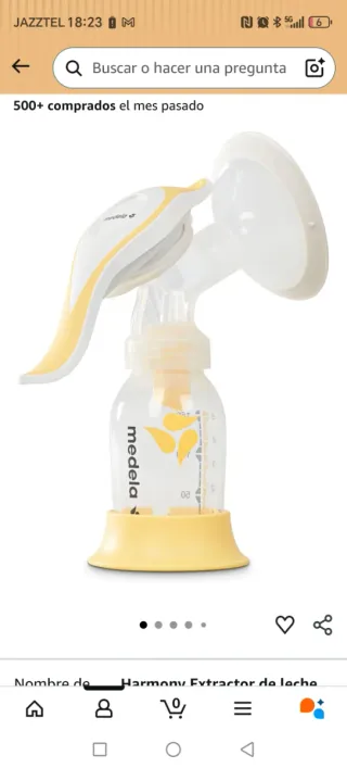 Sacaleches manual Medela Harmony