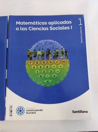 Matemáticas Aplicadas a las CC. SS I 1Bach - 9788468067339