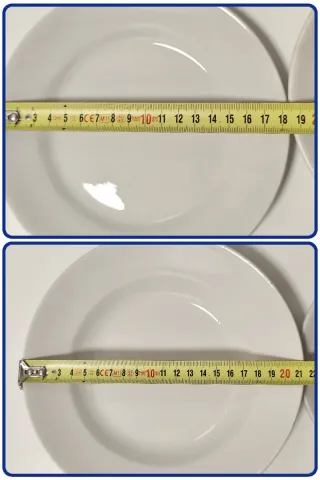 Lote 7 Platos Loza China Opaca IT Santander