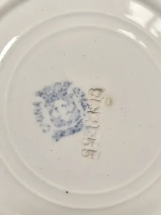 Lote 7 Platos Loza China Opaca IT Santander