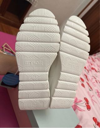 Mocasines Mysoft Mujer Blanco Nuevos