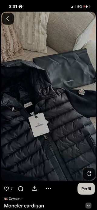 Cardigan Moncler Nero