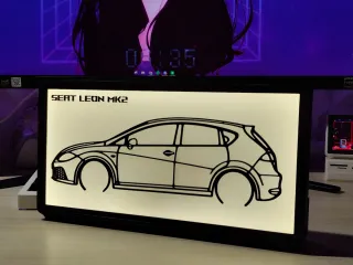 Lámpara LED Seat León MK2 Silueta