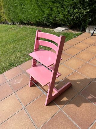 2 Sillas Evolutivas Rosa y Naranja