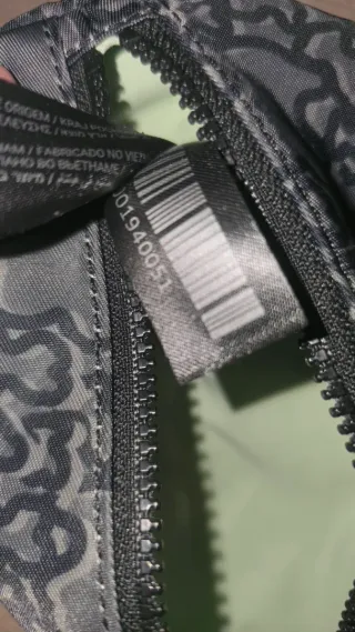 Estuche TOUS negro y verde menta