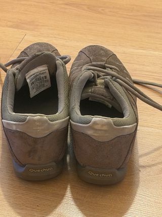 Zapatos de piel serraje Quechua Talla 38