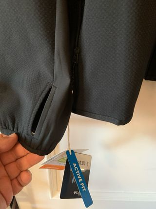 Chaqueta Columbia Titanium Negra Hombre Talla XL