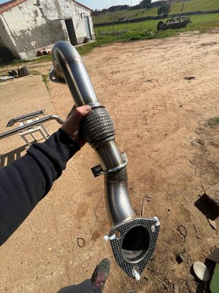 Tubo de escape flexible de acero inoxidable