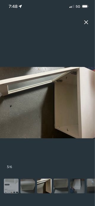 Módulo Estantería Besta Ikea Blanco Vidrio