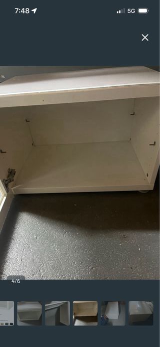 Módulo Estantería Besta Ikea Blanco Vidrio