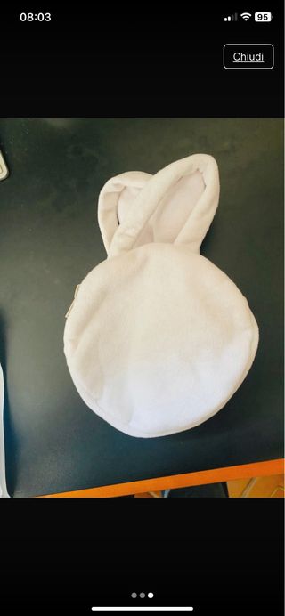 Borsetta peluche coniglietto